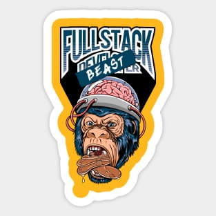 Fullstack beast Sticker